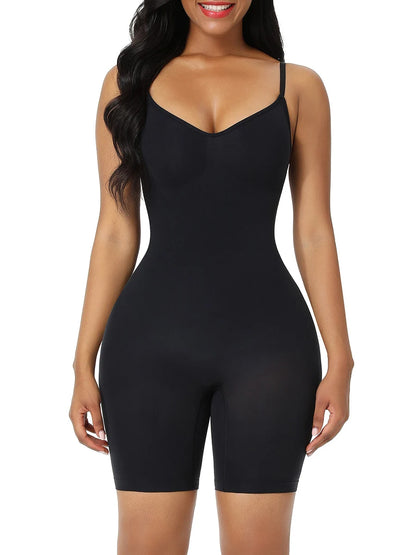 Women’s Plus Size Seamless Body Shaper – Push-Up, Butt Lift, Firm Compression Tummy Control Bodysuit