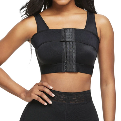 Women’s Arm Sculpting Post-Surgery Bra  Posture Corrector - Adjustable Shapewear with Corset Back & High Elasticity