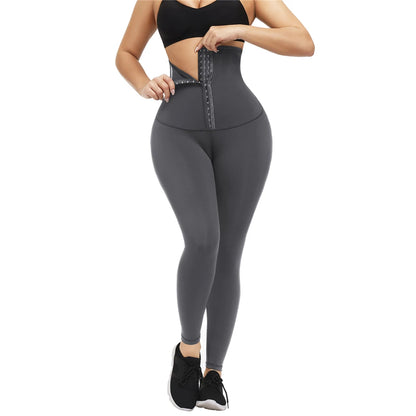 Women’s High-Waisted Tummy Control Shaping Leggings – Waist Trainer Slimming Pants for Weight Loss & Fitness