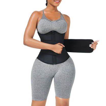 Ultimate Fit Shapewear Waist Trainer - Black Latex Body Shaper with Bust Support & Tummy Control