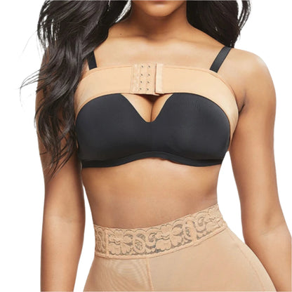 Women’s Arm Sculpting Post-Surgery Bra  Posture Corrector - Adjustable Shapewear with Corset Back & High Elasticity