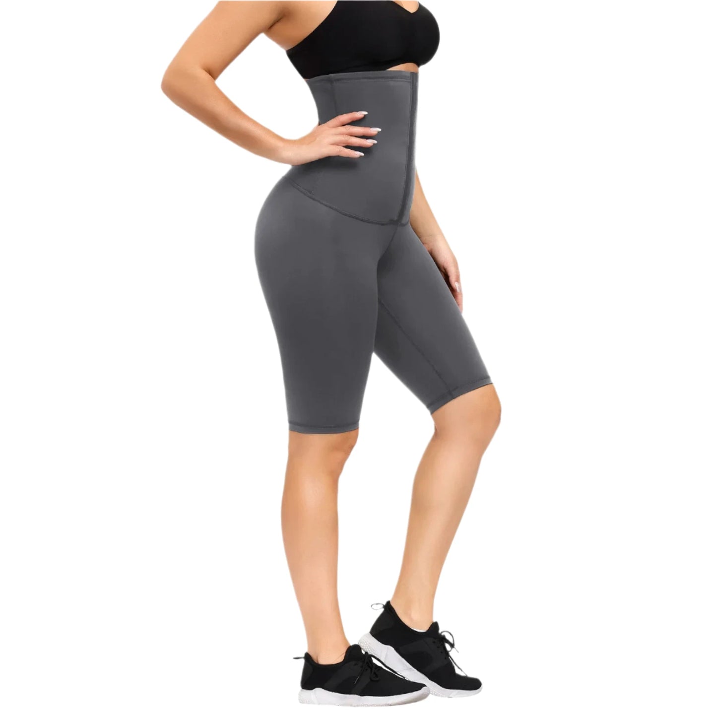 Women Leggings Waist Trainer Leggings High Waisted Tummy Control Slimming Pants Weight Loss Body Shaper Workout Fittness