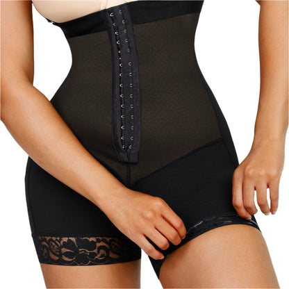 Sexy Lace Firm Compression Butt-Lifting Shapewear Colombianas – Tummy Control BBL Shorts for Women