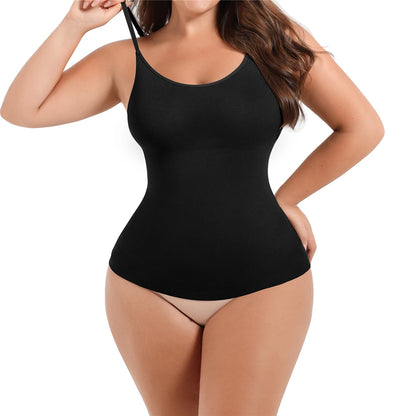 Women's Compression Shapewear Camisole – Tummy Control Tank Top Body Shaper