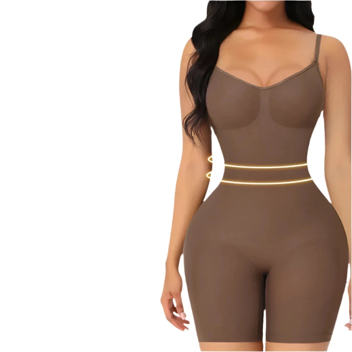 Women’s Plus Size Seamless Body Shaper – Push-Up, Butt Lift, Firm Compression Tummy Control Bodysuit